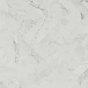 9310 White Marble Herringbone